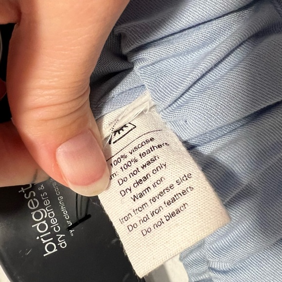 Sleeper -  Blue/Beige Pajama Party Pants Ostrich Feather Pants - Picture 12 of 12